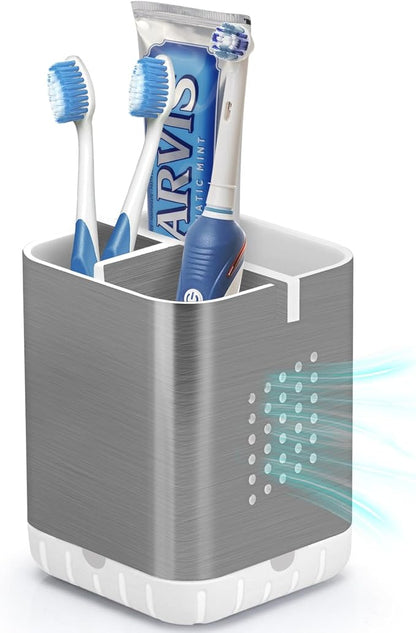 Boperzi Toothbrush Holder Toothpaste Organizer Drainage