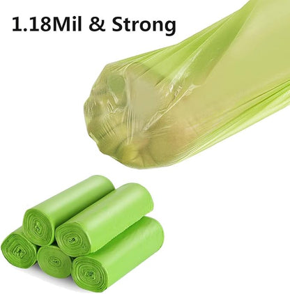 13-15 Gallon Trash Bags Plant Based Garbage Bags Recycling Unscented Tall