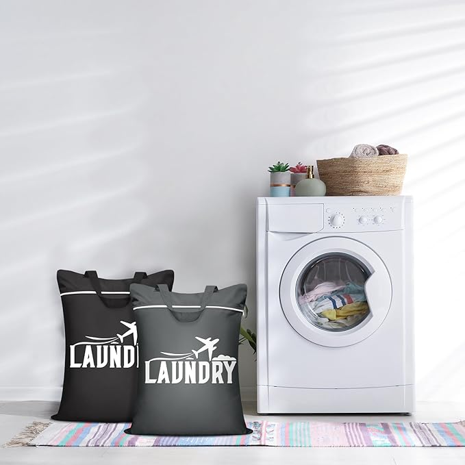 2 Pcs Large Travel Laundry Bags