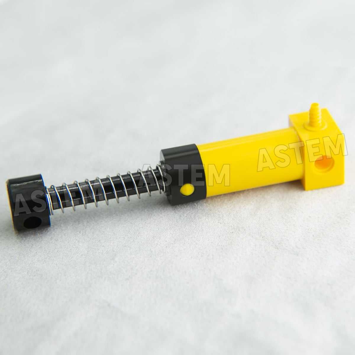 ASTEM 33pcs Pneumatic Technic-Parts Kit Compatible with Lego Pneumatic Cylinders-Air-Pump Pressure Rod Switch Piston Hose Technic Linear Actuator MOC-Spare-Parts.