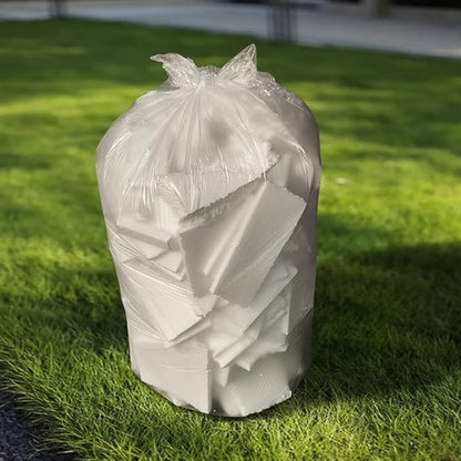TYPLASTICS 45-48 Gallon Clear Trash Can Liners
