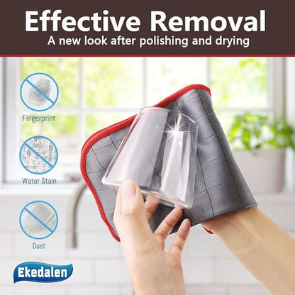 Lint Free Carbon Microfiber Cleaning Cloth Glass Window Polishing Streak Free