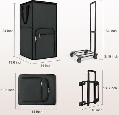 Bukere Extra Large Rolling Laundry Basket