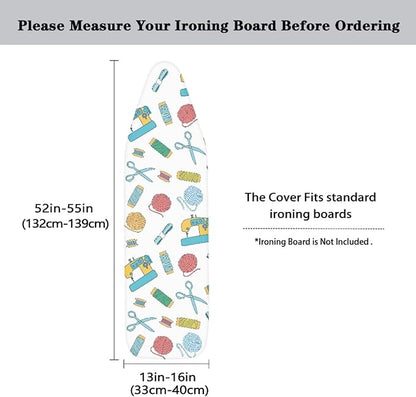 Ironing Board Covers Standard Size Cute Sewing Machine Pattern Ironing Board