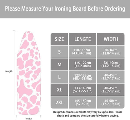 Ironing Board Cover, Ironing Mat, Iron Board Cover, Cow Ironing Board Cover