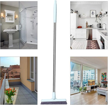 Affogato Floor Scrub Brush Bathroom Long Handle Bathtub Push Broom Shower Tile