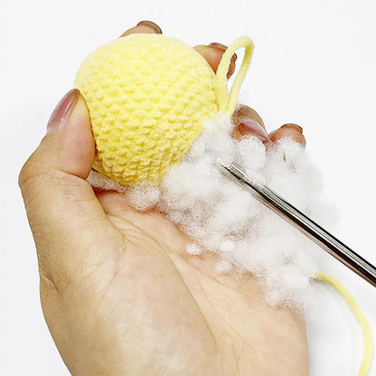 ZORZA 3Pcs Versatile Cotton Stuffing Tool for DIY Handcrafts Crochet Projects Includes 3mm 4mm 5mm Cotton Filler Tools for Sewing Crafting