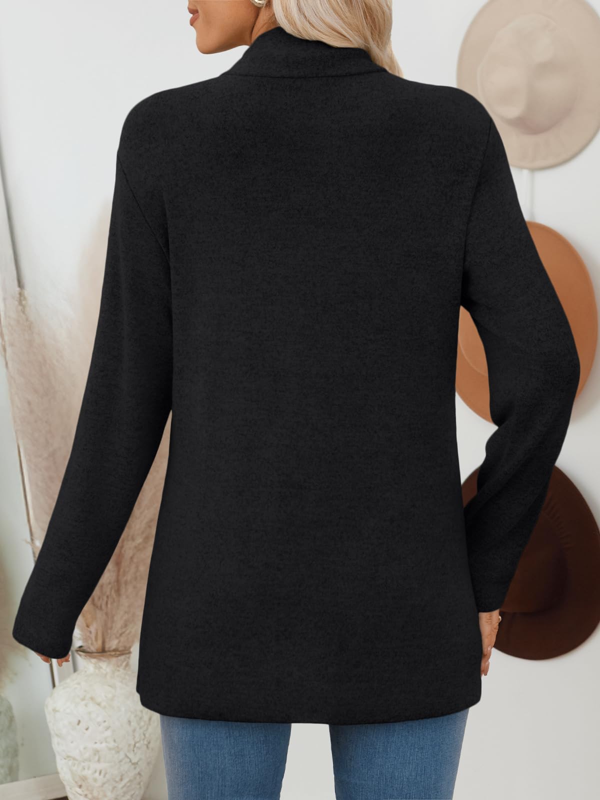 LILLUSORY Cardigan Sweaters for Women Lightweight Open Front Cardigans Casual Loose 2025 Fall Sweater with Pockets