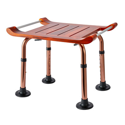 Teak Shower Bench Stool Chair Seat for Inside Shower Bath Sauna, for Elderly and Disabled