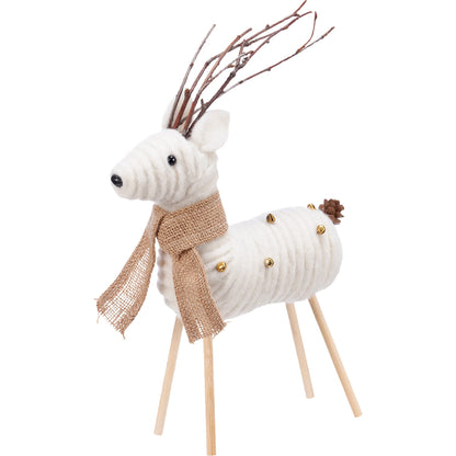 Primitives by Kathy Cream Deer Decorative Sitter Set