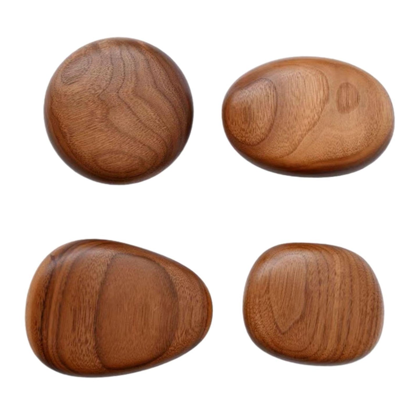 DimyFew 4Pcs, Wood Wall Mounted Coat Hooks Wooden Coat Hooks Coat Racks Wood Cabinet Knobs Wall Hooks for Scarf, Bag,Hat,Bedroom,Home