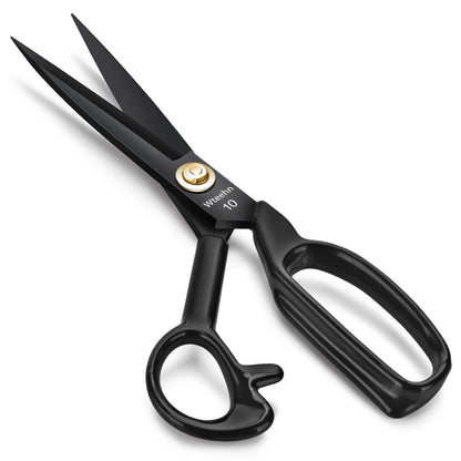 Fabric Scissors Professional, 10" Heavy Duty Sewing Scissor for Fabric Cutting, Tailor Sharp Sewing Shears for Cutting Leather craft Home Office Students Artists Dressmakers