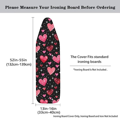 Red Hearts Ironing Board Cover