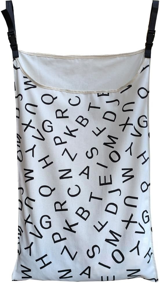 Adjustable Door Hanging Laundry Hamper Bag,