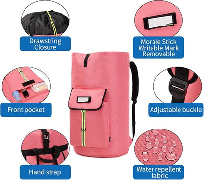 laundry bag backpack, extra-large heavy duty laundry bags, laundry backpack