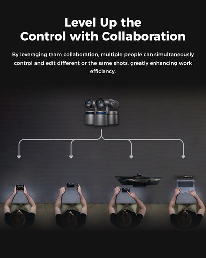OBSBOT Talent Video Switcher Monitor Encorder Recorder All in One Video Mixer with 7 Video Inputs, Live Streaming to NDI/RTMP/SRT/YouTube and Others Platforms via Wi-Fi, 4G LTE, Ethernet, USB Port.