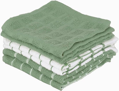 Ritz Premium Terry Check Kitchen Dish Cloths