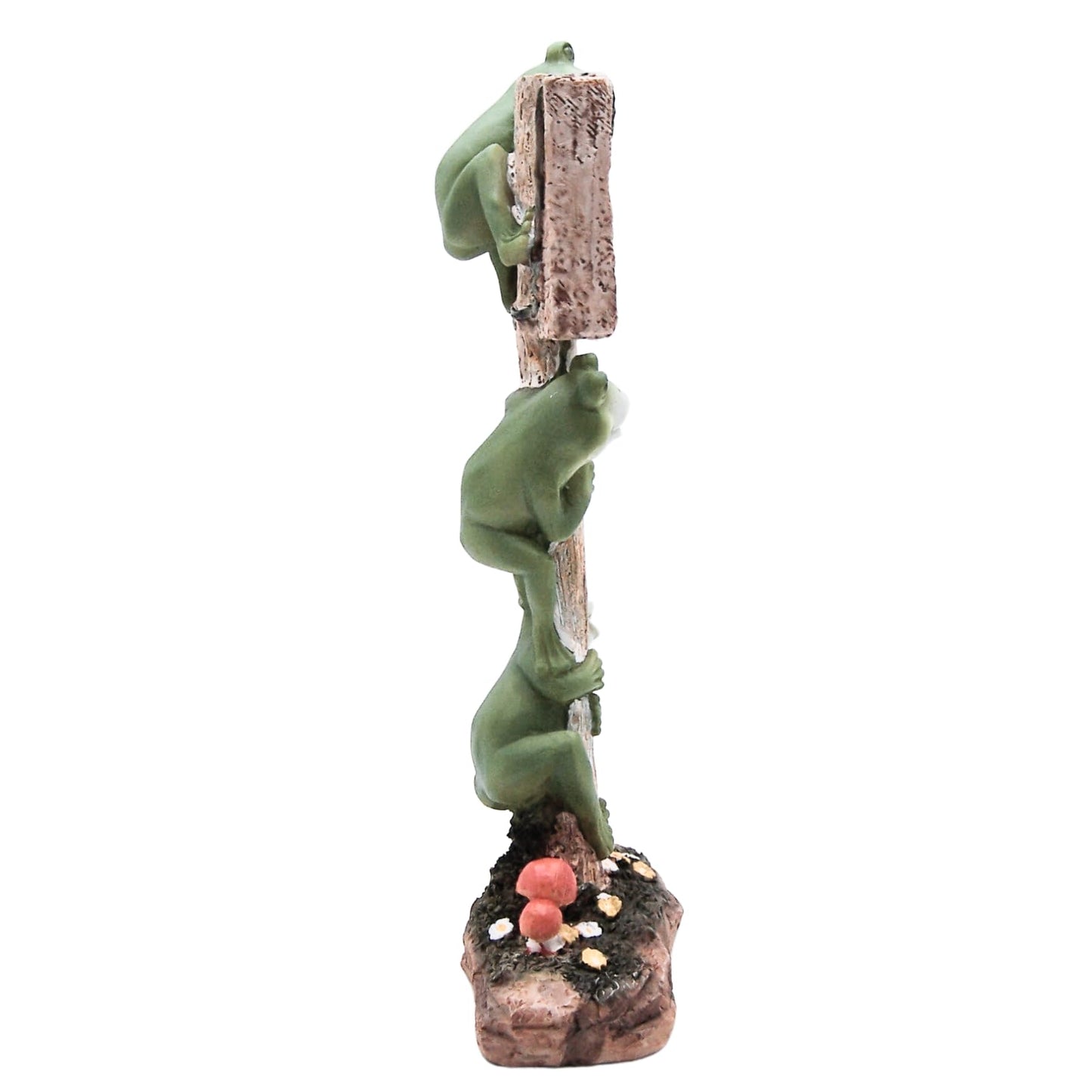 Wowser Whimsical Frog Welcome Garden Statue, Outdoor Decor, 12.75 Inches