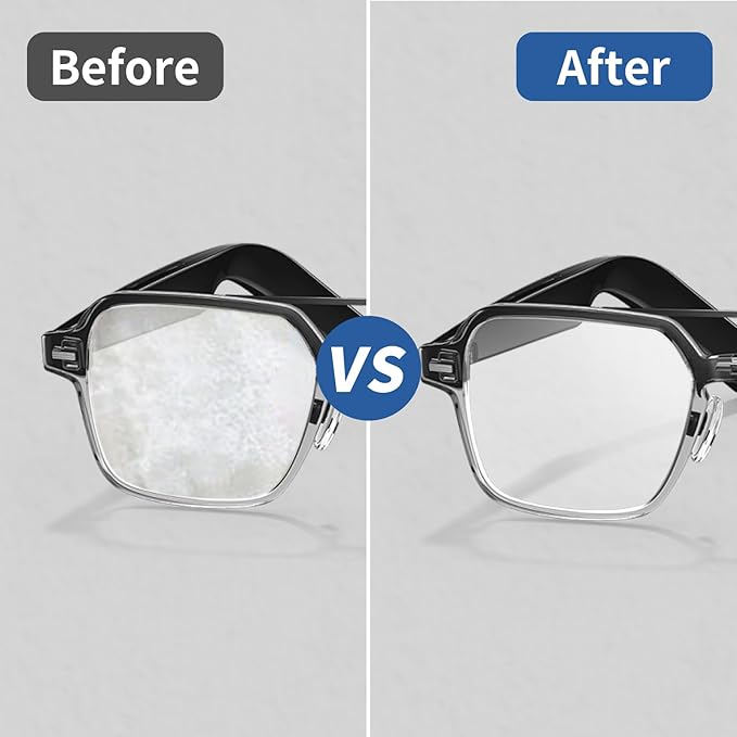 SEIBER Eyeglass Cleaning Microfiber Cloth, 7 x 7 inch Glasses Cloth