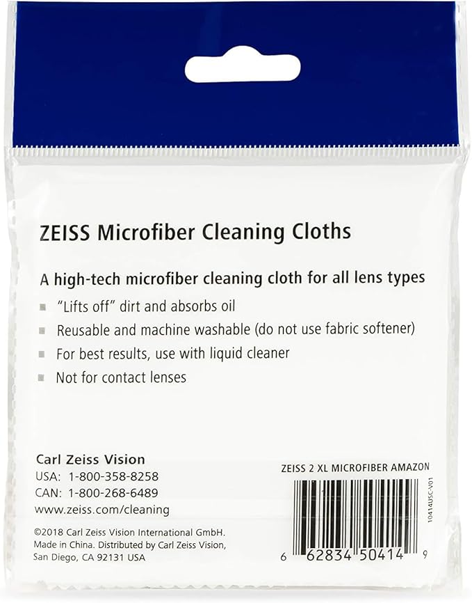 ZEISS MicroFiber Lens Cleaning Cloth JUMBO SIZE