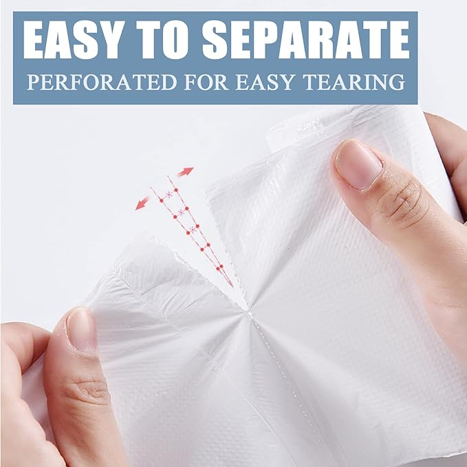 4 Gallon Small Trash Bags, Transparent
