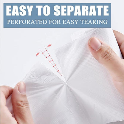 4 Gallon Small Trash Bags, Transparent