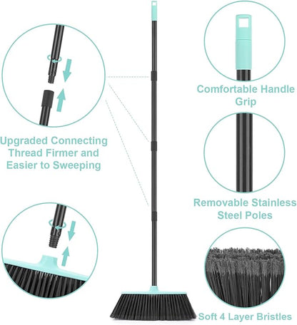 KeFanta Outdoor/Indoor Broom for Floors