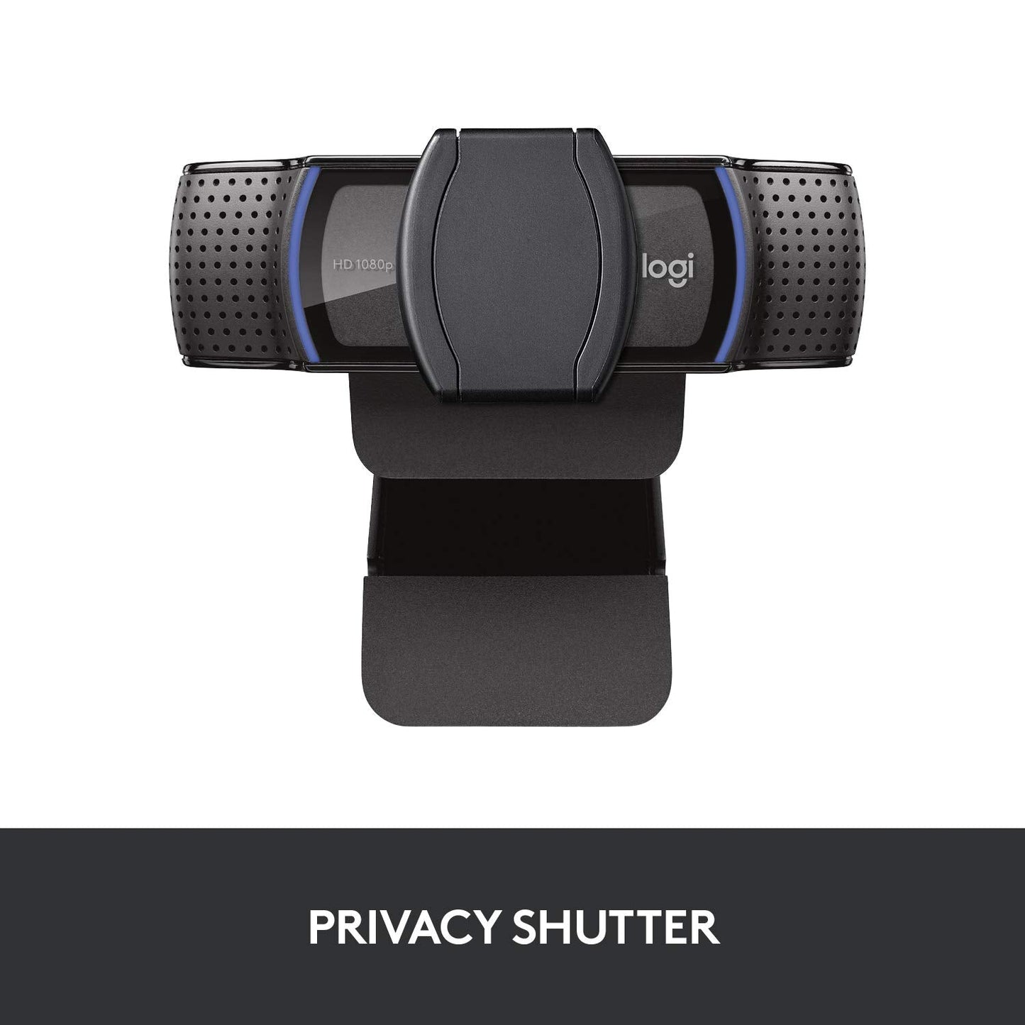 Logitech C920S HD Pro Webcam, Full HD 1080p/30fps Video Calling, Clear Stereo Audio, Light Correction, Privacy Shutter, Works with Skype, Zoom, FaceTime, Hangouts, PC/Mac/Laptop/Tablet/Xbox