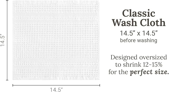 GILDEN TREE Waffle Towels Wash Cloths