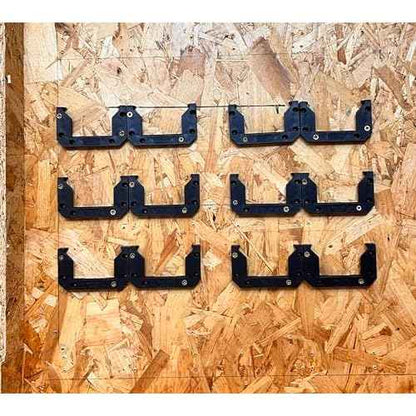 StealthMounts Cleat 'n' Feet Packout Mounting Cleats V2 - Compatible with Packout Boxes, Locking Milwaukee Packout Accessories & Packout Feet | Packout Cleats | 6 Pack | Packout Wall Mount