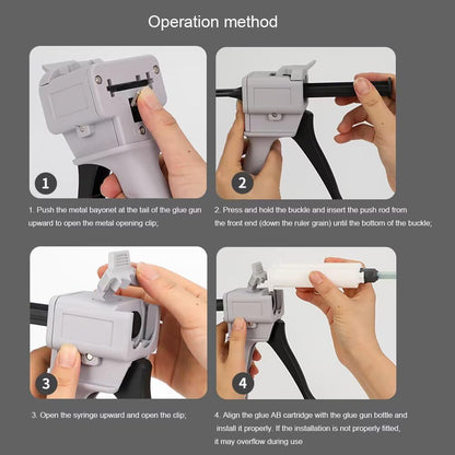 50ml 2:1/1:1 Dispenser Gun Kit Silicone glue gun, dispensing gun, Dispensing gun kit 2:1 set