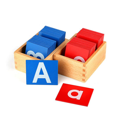 Montessori Sandpaper Letter Learn Alphabet Tractile Learning Phnonics Letter Recognition Pre-Writing Skills Homeschooling Classroom Activities Occupational Therapy Sensory Material Educational Toy