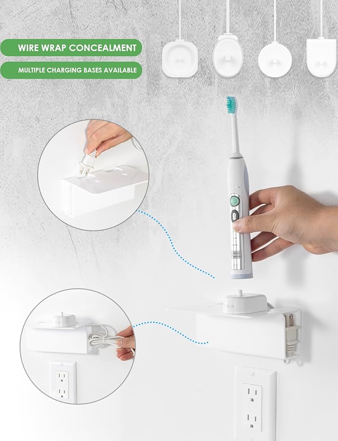 Acrylic Electric Toothbrush Holder