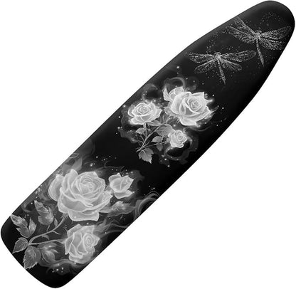 Ironing Board Cover, Dragonfly Flower 15x54 Inch Standard Ironing Board Cover