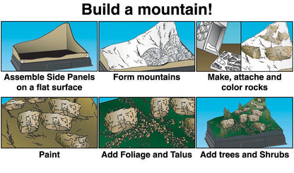 Woodland Scenics Diorama Kit, Mountain