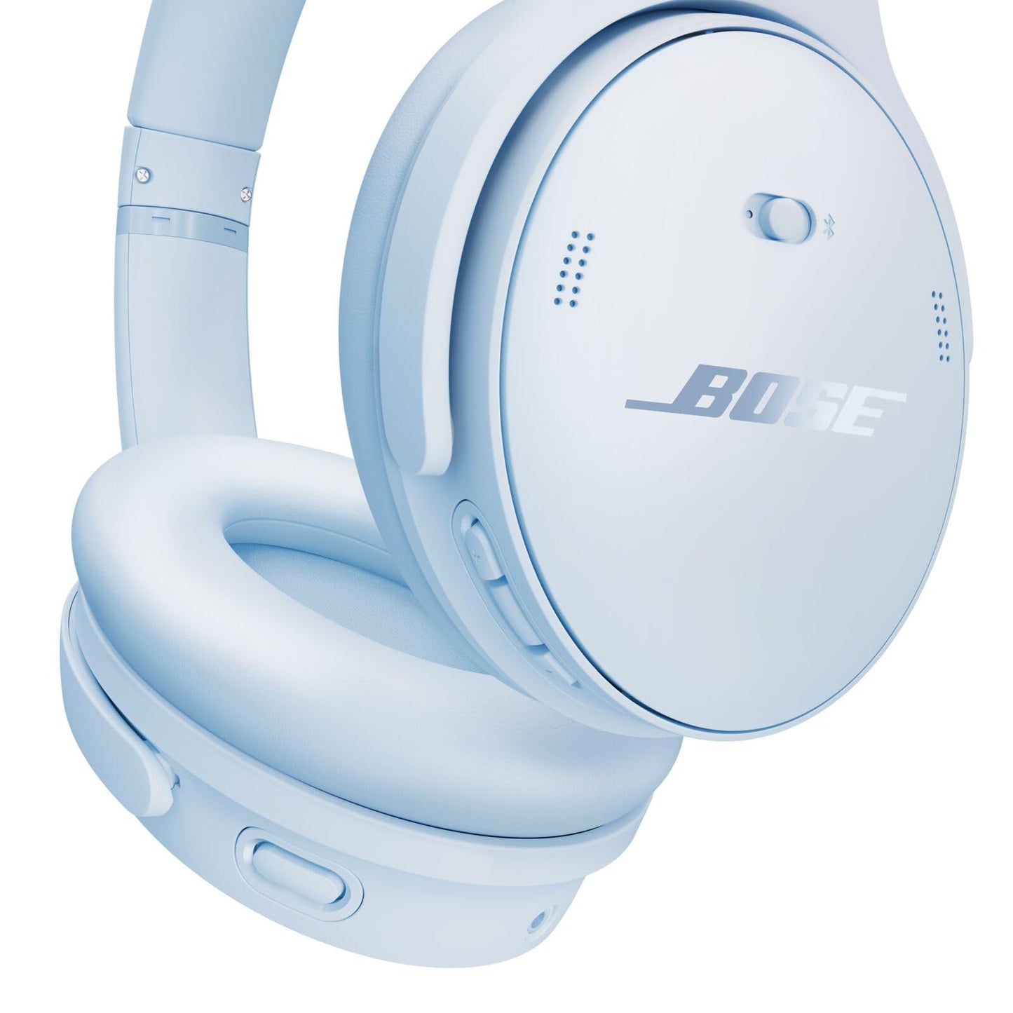 Bose QuietComfort Headphones - Wireless Bluetooth Headphones, Active Over Ear Noise Cancelling and Mic, USB-C Charging, Deep Bass, Up to 24 Hours of Playtime, Ice Blue - Limited Edition Color