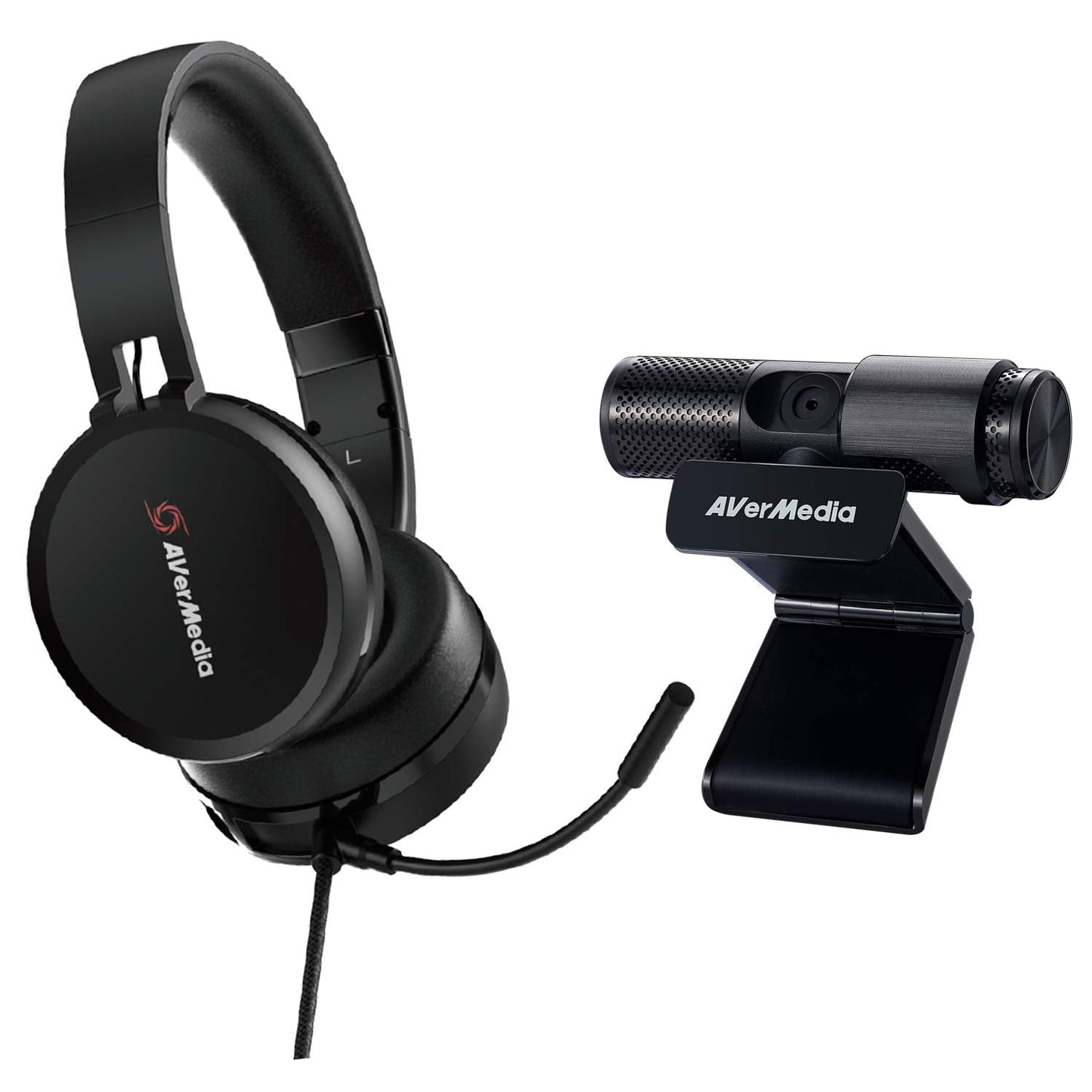 AVerMedia BO317 Video Conferencing Kit 1080p Webcam USB Headphone, Video Conferencing, Gaming Accessories for PC and Laptop