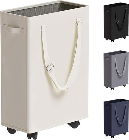 Slim Rolling Laundry Basket, Slim Laundry Hamper
