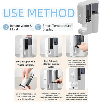 Hot Face Towel Heater Machine, Automatic Disposable Towel Warmer