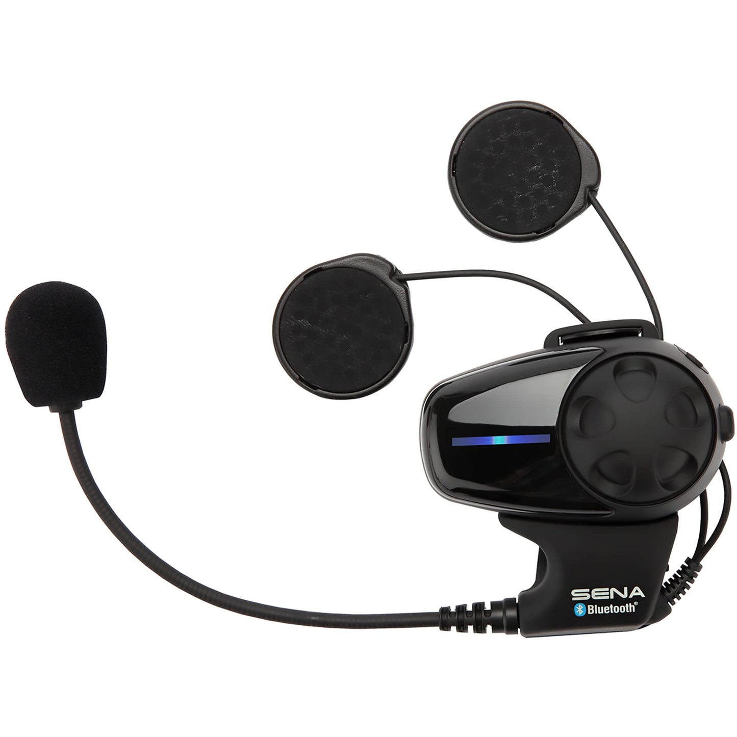 Sena SMH10-11 Motorcycle Bluetooth Headset/Intercom Communication System with Universal Microphone Kit (Single)