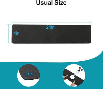 Customizable Faucet Mat for Kitchen Sink: 24"L x 4"W Cuttable Bathroom Counter