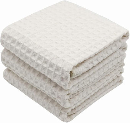 Waffle Weave Kitchen Drying Towels