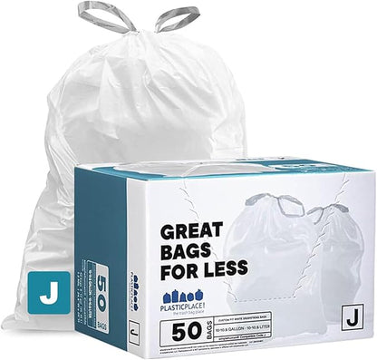 Plasticplace Custom Fit Trash Bags Compatible