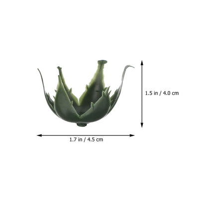ARTIBETTER 50Pcs Simulated Flower Holders Plastic Sepals for DIY Rose Craft Floral Arrangement Supplies 1.77 Inch