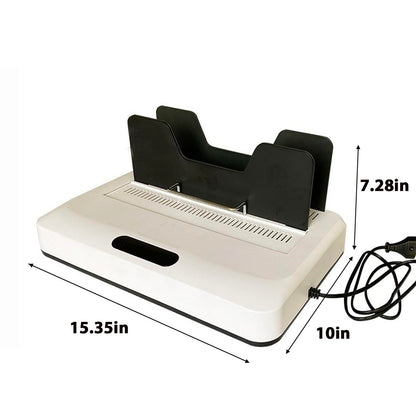 Thermal Binding Machine, Electric Book Binder Machine for 60mm Thick Paper, Instant Use Thermal Binder with Digital Touch Panel for Documents, Scripts