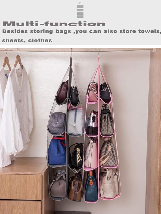 AARAINBOW 1 Pack Hanging Handbag Purse Organizer