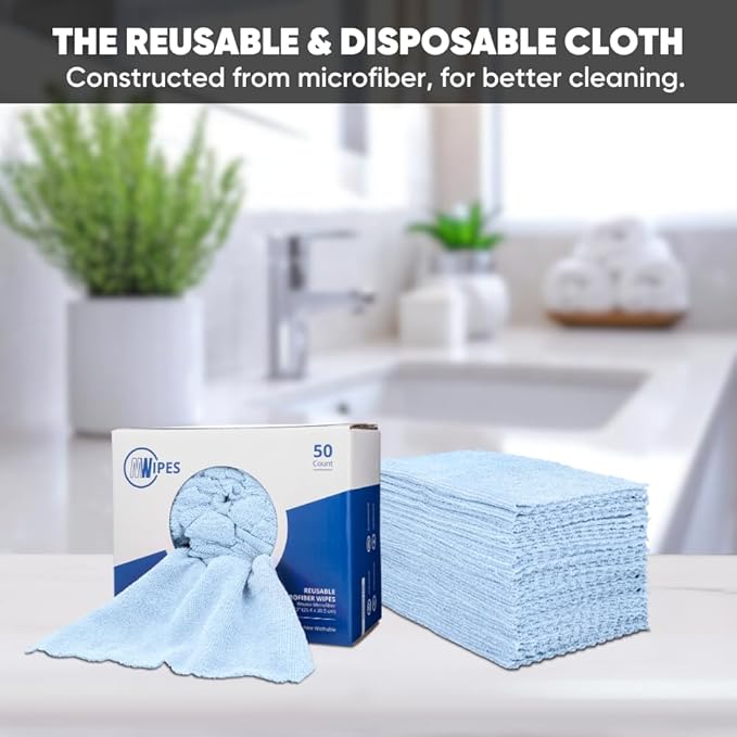 Microfiber Rags in A Box