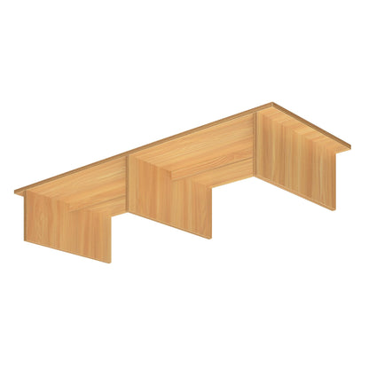 Convenience Concepts Designs2Go TV/Monitor Riser for TVs up to 46 Inches, Light Oak