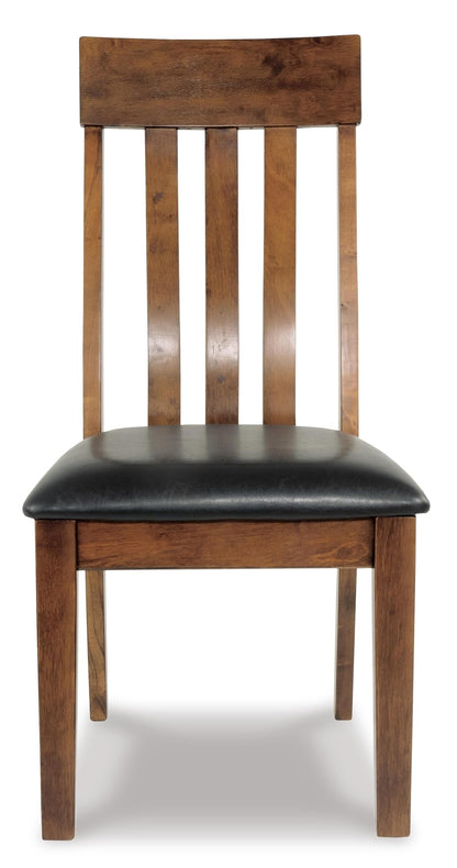 Signature Design by Ashley Ralene Rake Back 19" Dining Room Chair 2 Count, Medium Brown