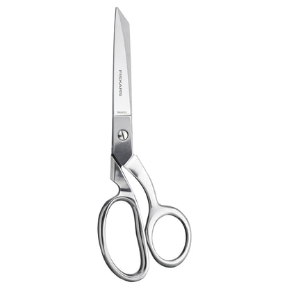 Fiskars Forged Scissors - 8" Stainless Steel - Paper and Fabric Scissors for Office, Arts, and Crafts - Silver
